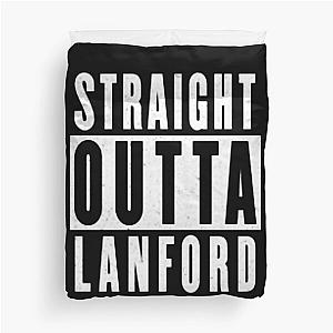 Roseanne Inspired Funny Crossover Parody Design - Straight Outta Lanford Design Duvet Cover