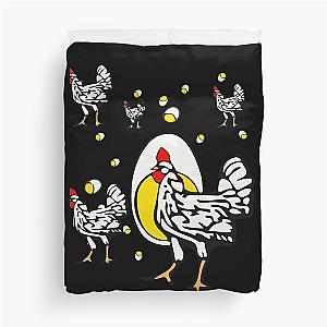 Roseanne Chickens Essential Duvet Cover