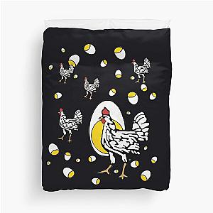 Roseanne Inspired Chicken 	 Parody Design  	 Duvet Cover