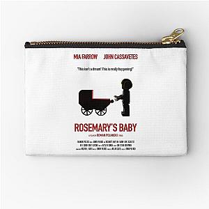 Rosemary's Baby directed by Roman Polanski with Mia Farrow 1968 - Original designed Alternative Cult Movie  art Zipper Pouch