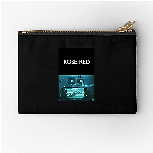 Rose Red Its Presence Is Growing Rose Red Zipper Pouches