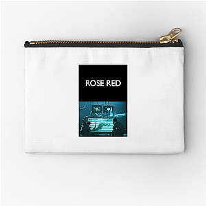 Rose Red Its Presence Is Growing Rose Red Zipper Pouches