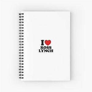 I Love Ross Lynch Spiral Notebook