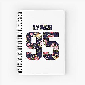 Ross Lynch - Floral Jersey Spiral Notebook