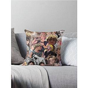 ross lynch photo collage  Throw Pillow