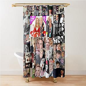 Ross Lynch Abstract Micro Collage Shower Curtain