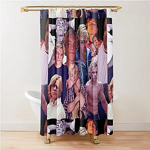 Ross lynch collage poster design 2020 Shower Curtain