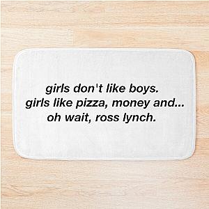 girls like ross lynch Bath Mat