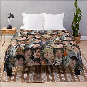 ross lynch photo collage Throw Blanket