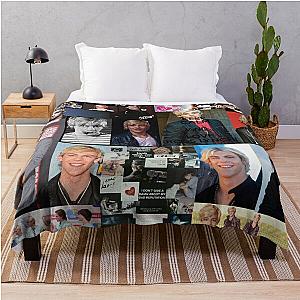 Ross Lynch Square Collage Throw Blanket