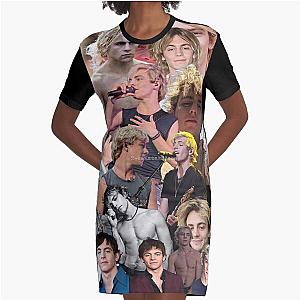 ross lynch photo collage  Graphic T-Shirt Dress