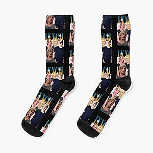 Ross Lynch , Singer Printed Graphic Tee Socks