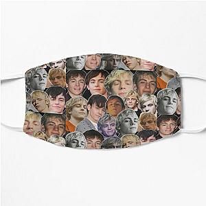 ross lynch photo collage Flat Mask