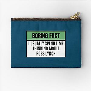 I usually spend time thinking about Ross lynch - Ross lynch   Zipper Pouch