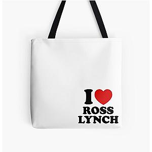 I Love Ross Lynch All Over Print Tote Bag