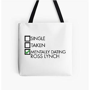 mentally dating ross lynch All Over Print Tote Bag