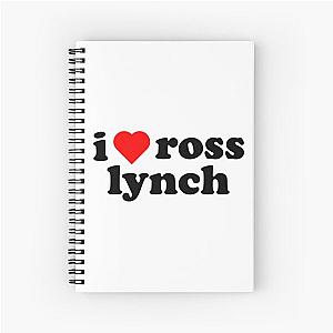 i heart ross lynch Spiral Notebook