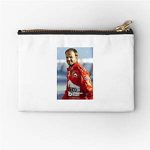 Longest Serving F1 Driver Rubens Barrichello Zipper Pouches