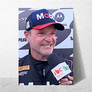 Brazilian Racing Legend Rubens Barrichello Posters