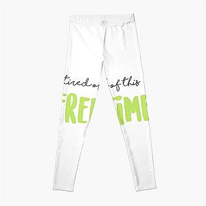 ruel free time sticker Leggings RB1608