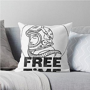 ruel free time logo Throw Pillow RB1608