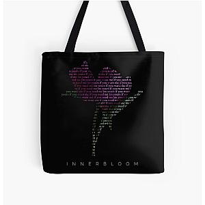 Pink Peony Innerbloom   All Over Print Tote Bag RB1512