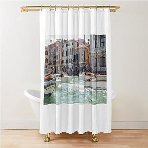 Venice Rush Hour Shower Curtain