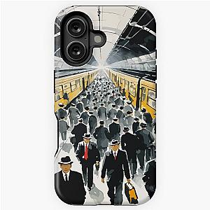 The atmosphere of the train rush hour