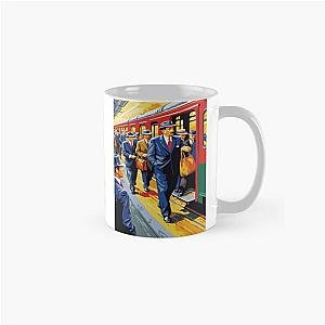 The atmosphere of the train station during rush hour Classic Mug