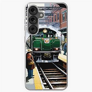 The atmosphere of the train station during rush hour with Samsung Galaxy Case