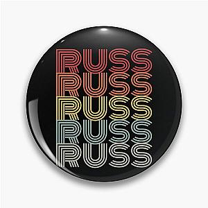 Russ Retro I Love Russ Vintage Russ Lover I Love Russ Gear Pin