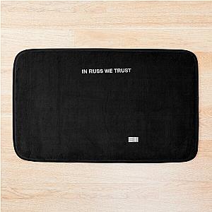 Russ, Official In Russ We Trust Merch, Russ 2020 T-Shirt, Rare Russ Merch Bath Mat