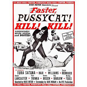 Faster Pussycat Kill Kill Russ Meyer Tribute Pullover Hoodie