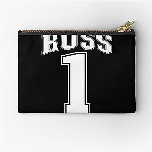 Russ 1 Jersey I Love Russ Russ Lover Jersey 1 Russ Gear Zipper Pouch