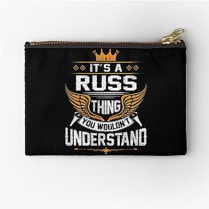 Russ Name T Shirt - Russ Things Name Gift Item Tee Zipper Pouch