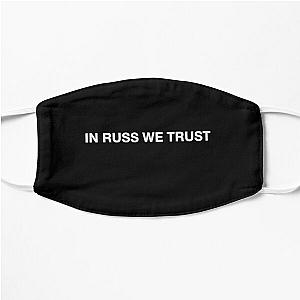 Russ, Official In Russ We Trust Merch, Russ 2020 T-Shirt, Rare Russ Merch Flat Mask