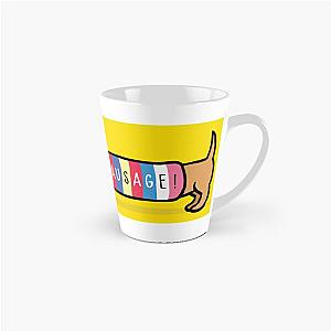 Be a Happy Sausage Dog Mug by Russ Iden Art Tall Mug