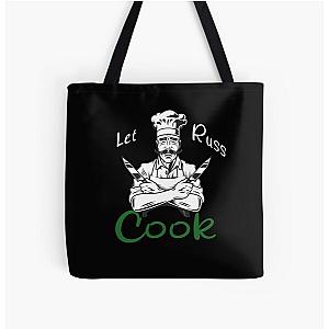 Let Russ Cook shirt Russ Cook tee shirt Seahawks Fans t-shirt, T-Shirt All Over Print Tote Bag