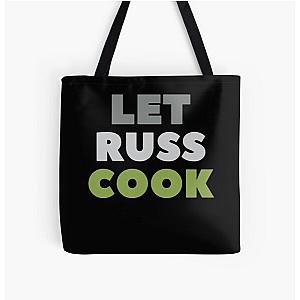 Let russ cook All Over Print Tote Bag