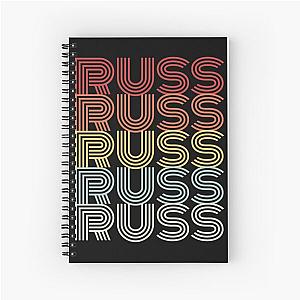 Russ Retro I Love Russ Vintage Russ Lover I Love Russ Gear Spiral Notebook