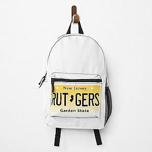 New Jersey RU License Plate Backpack RB0211