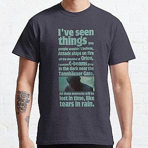 like tears in rain - blade runner quote  Classic T-Shirt RB0211