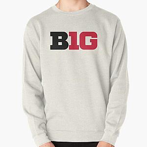 big ten logo- rutgers colors Pullover Sweatshirt RB0211