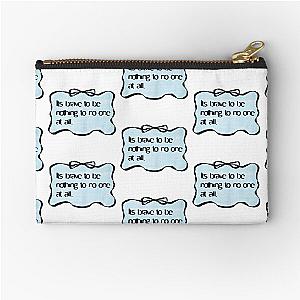 ribbons ryan beatty - lyrics quote Zipper Pouch