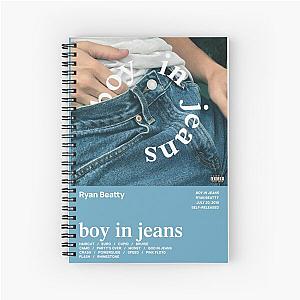 Ryan Beatty - Boy in Jeans Tracklist Spiral Notebook