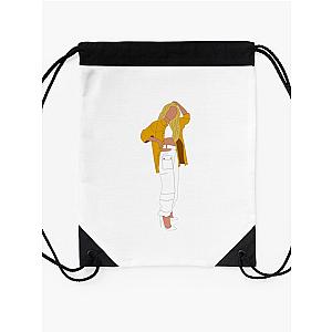 Sabrina Carpenter Digital Drawing Drawstring Bag Premium Merch Store