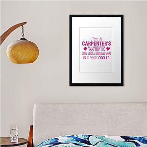 Carpenters Wife Framed print Premium Merch Store