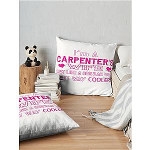 Carpenters Wife Throw Pillow Premium Merch Store