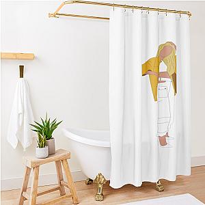 Sabrina Carpenter Digital Drawing Shower Curtain Premium Merch Store