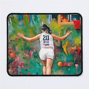 Sabrina Ionescu Paint Art Mouse Pad